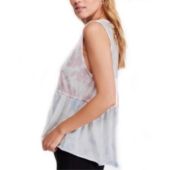 FP We The Free Free People Tie Dye Anytime Tank Barely There Combo size S Small‎ - Picture 2 of 11